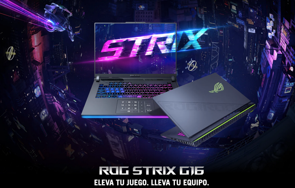 Laptos Gamers de ASUS ROG Strix G16