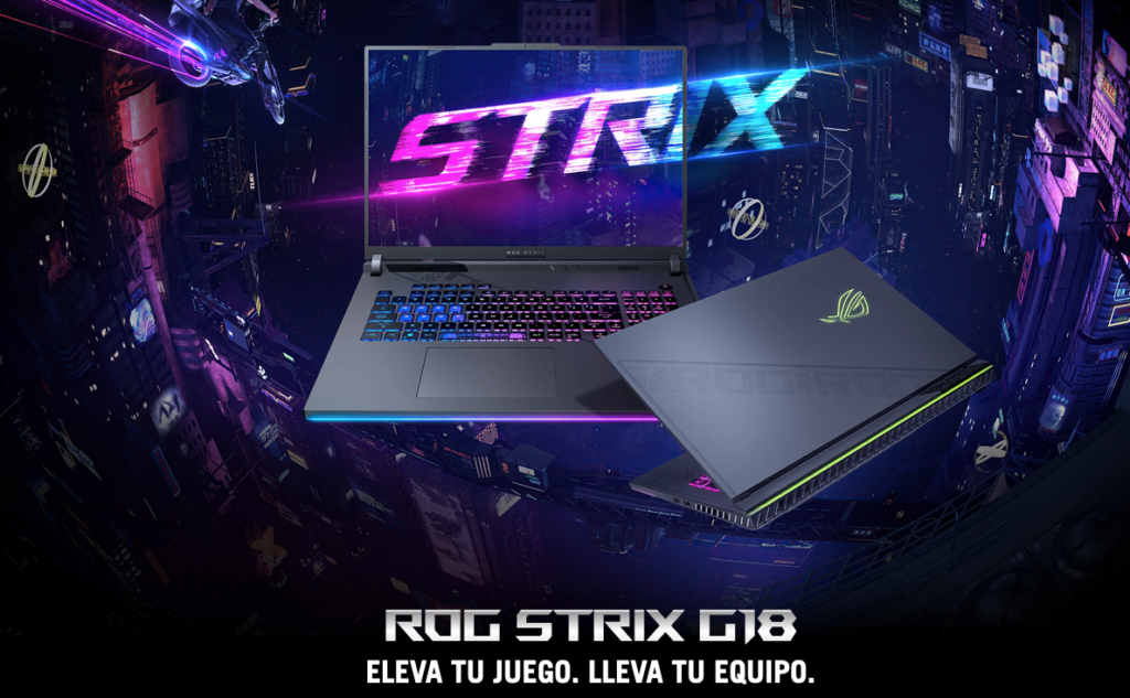 Laptos Gamers de ASUS  ROG Strix G18